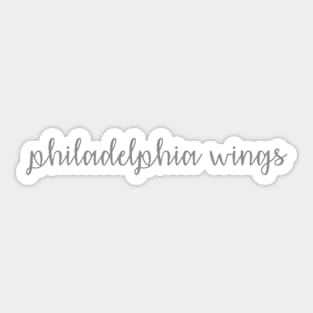 philadelphia wings Sticker